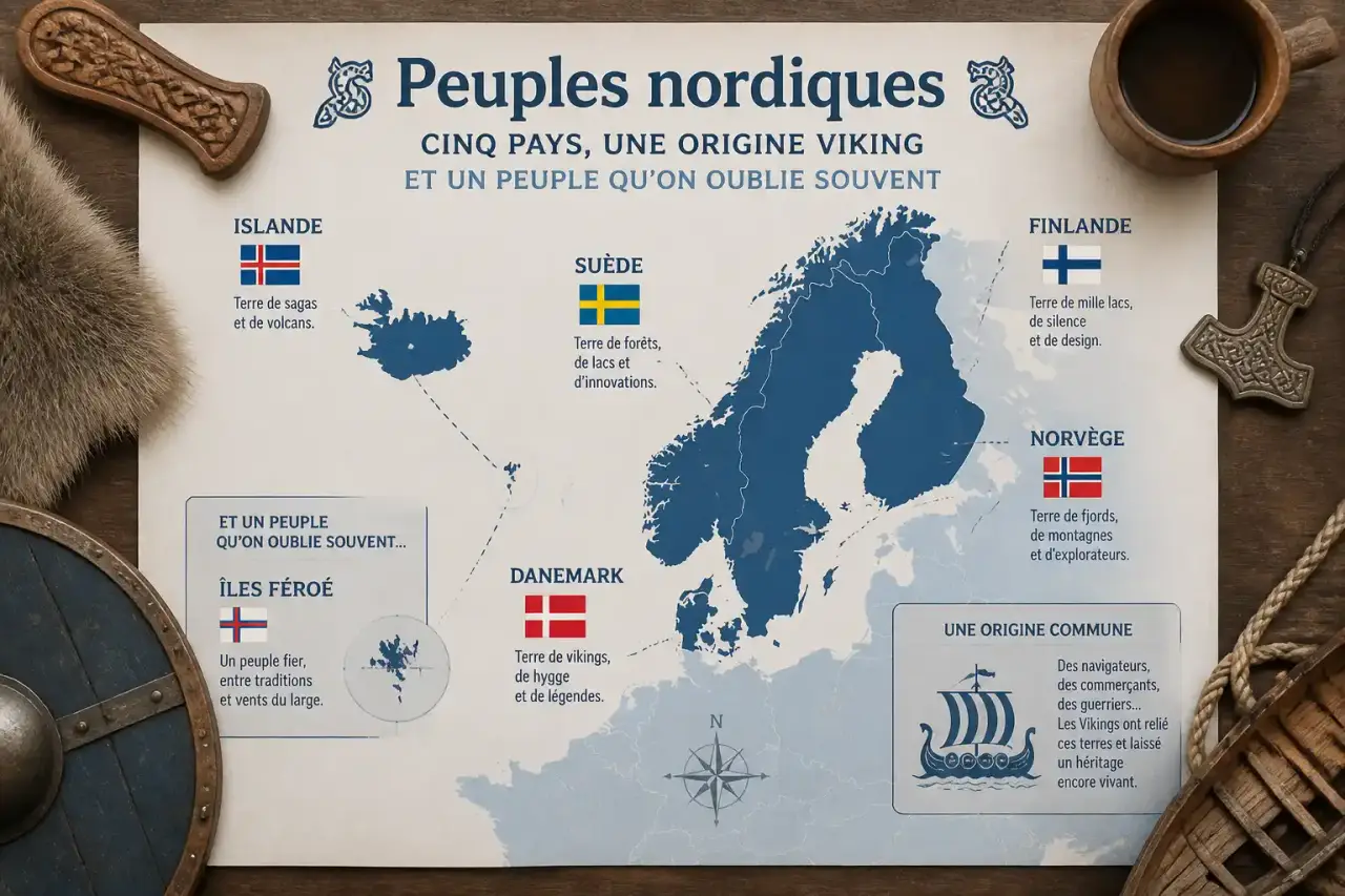 Peuples nordiques : cinq pays, une origine viking et un peuple qu'on oublie souvent