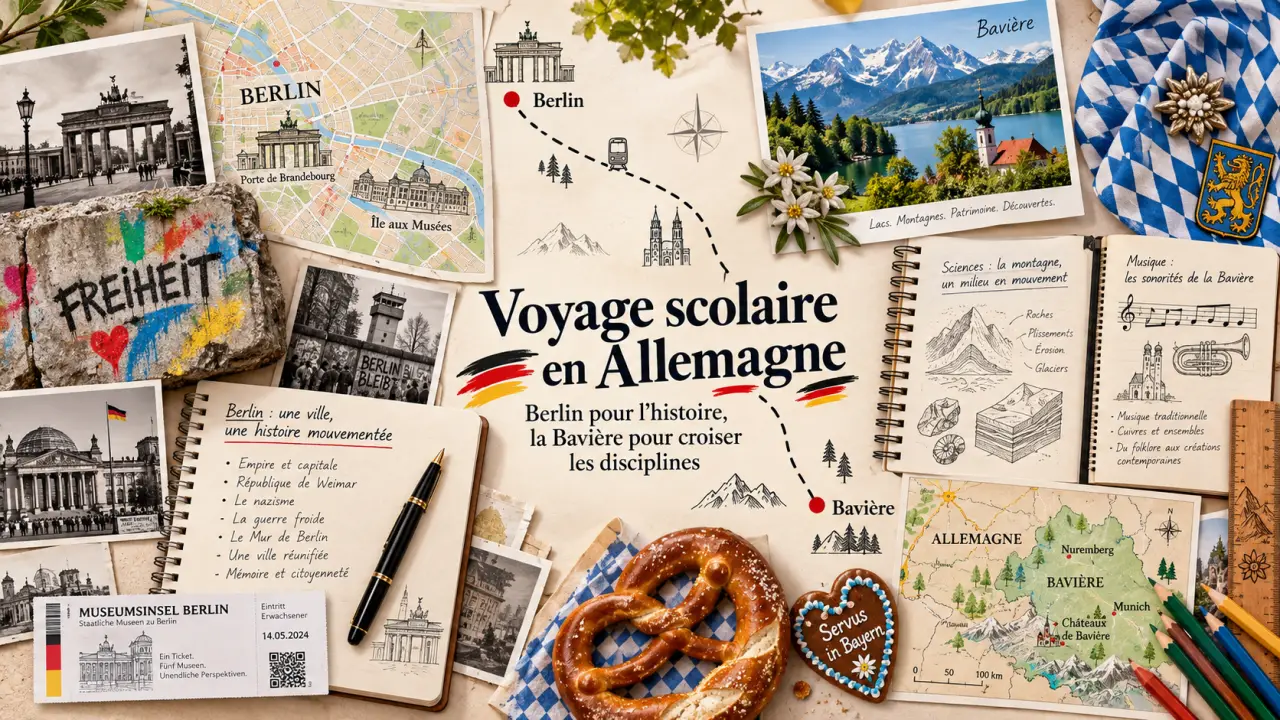 Voyage scolaire en Allemagne : Berlin pour l’histoire, la Bavière pour croiser les disciplines