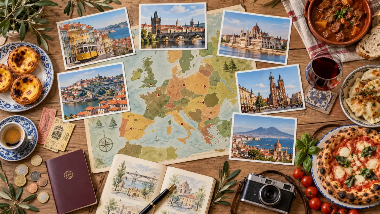 Europe à petit budget : les villes où culture, beaux décors et bonne cuisine restent accessibles
