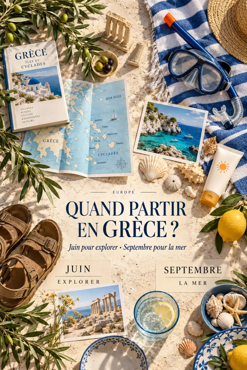 Quand partir en Grèce ? Juin pour explorer, septembre pour la mer