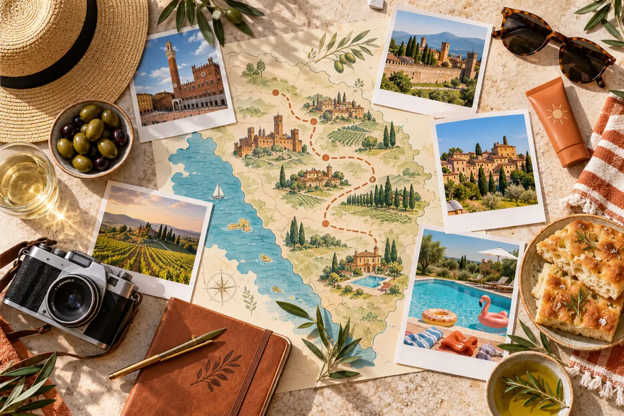 Vacances en Toscane en famille : une semaine entre remparts, villages et piscine
