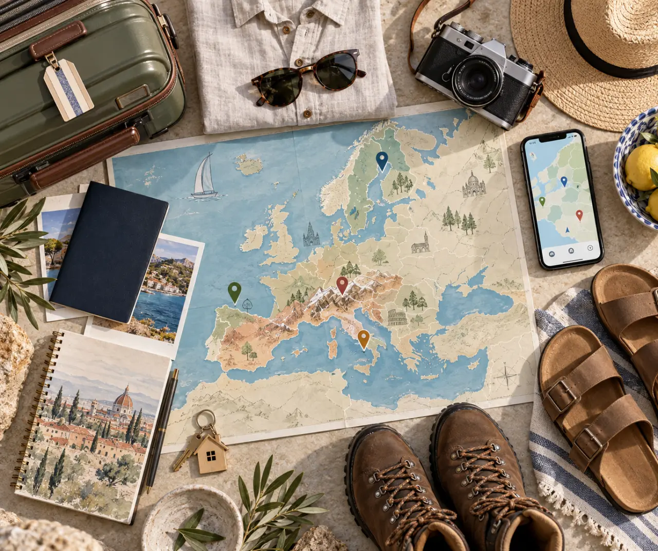 Location de vacances en Europe : choisissez l’emplacement avant de comparer le confort