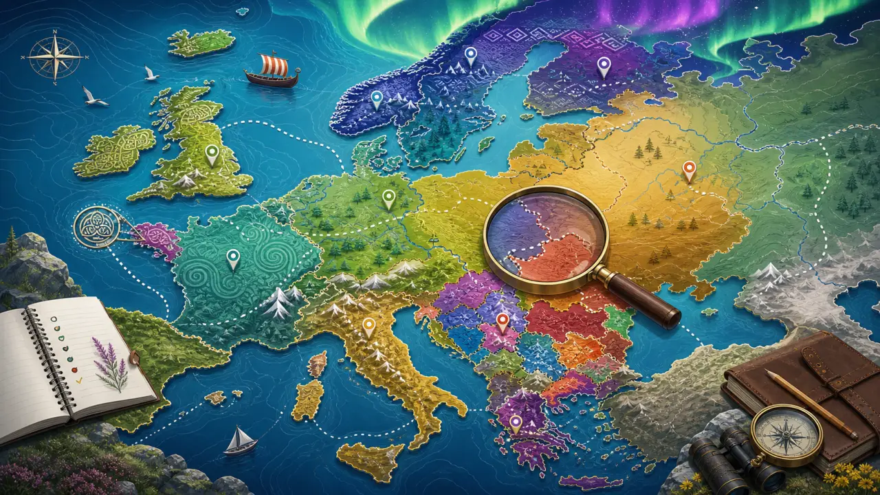 Illustration d'une frontière linguistique observée sur une carte de terrain